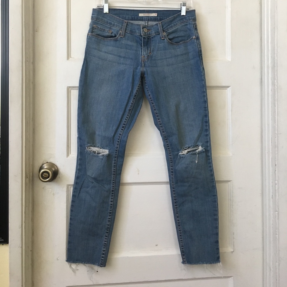 Levi's 524 Skinny Stretch Jeans with Rippe…